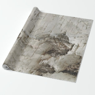 Birch bark pattern wrapping paper
