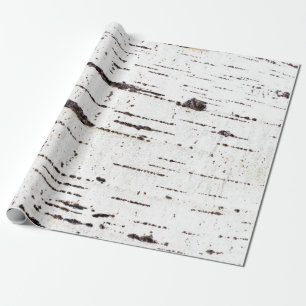 Birch bark pattern wrapping paper