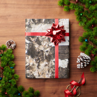 Birch bark pattern wrapping paper