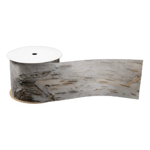 Birch Bark Satin Ribbon