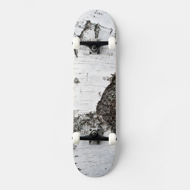 Birch bark skateboard (Front)