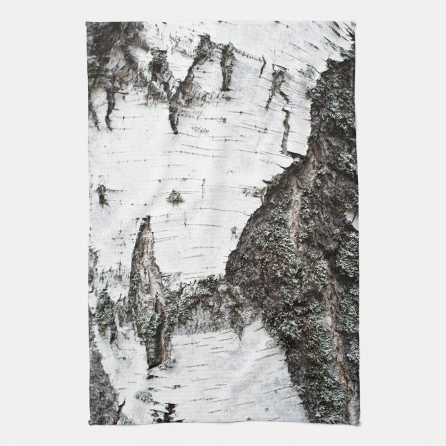 Birch bark tea towel (Vertical)