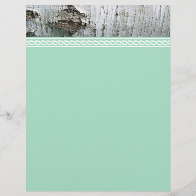 Birch bark template (Front)