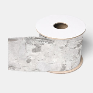 Birch Bark Texture Grosgrain Ribbon
