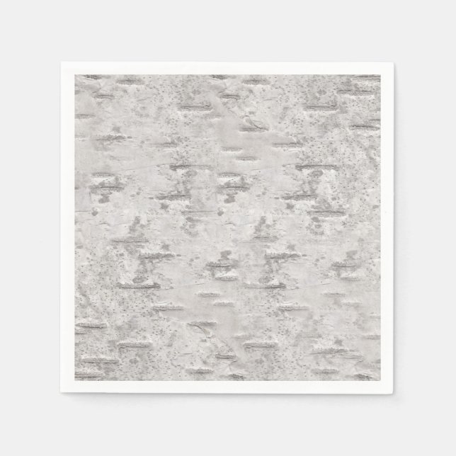 Birch Bark Texture Napkin (Front)
