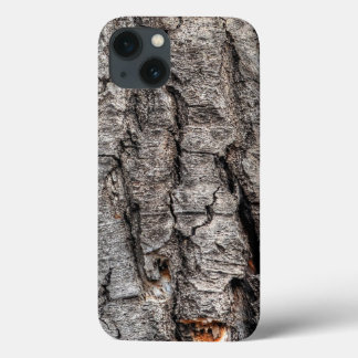 Birch Bark Tree Wood Photo-sampled Texture-effect iPhone 13 Case