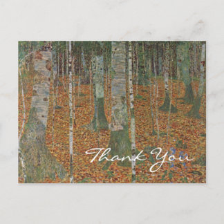 Birch Forest by Gustav Klimt Postcard