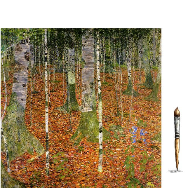 Birch Forest by Gustav Klimt Tissue Paper (Creator Uploaded)