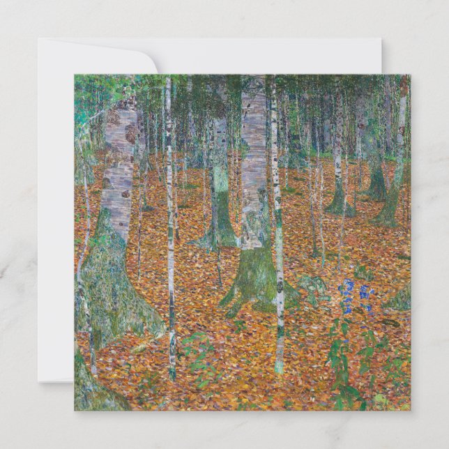 Birch Forest | Gustav Klimt | (Front)