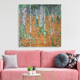 Birch Forest Gustav Klimt Canvas Print