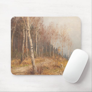 Birch Forest – Hugo Mühlig Mouse Mat