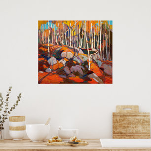 Birch Grove, Autumn   Tom Thompson   Poster
