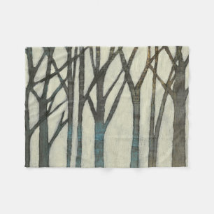 Birch Line I Fleece Blanket