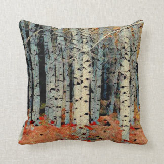 Birch Tree Forest 1 Cushion