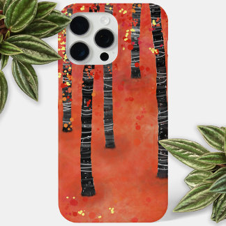 Birch Tree Forest iPhone 15 Pro Max Case