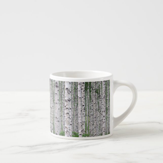 Birch Tree Forest Nature Espresso Cup (Right)