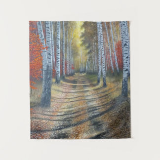 Birch Tree Lane Tapestry