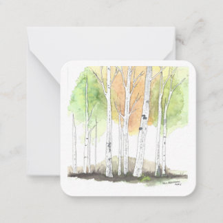 Birch tree note cards