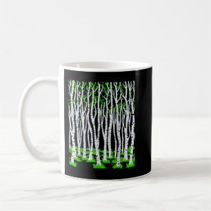 Birch Tree Pattern Forest Nature Trees Outdoors Hi Coffee Mug