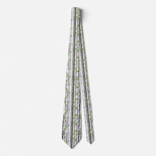 Birch Tree Pattern  Tie