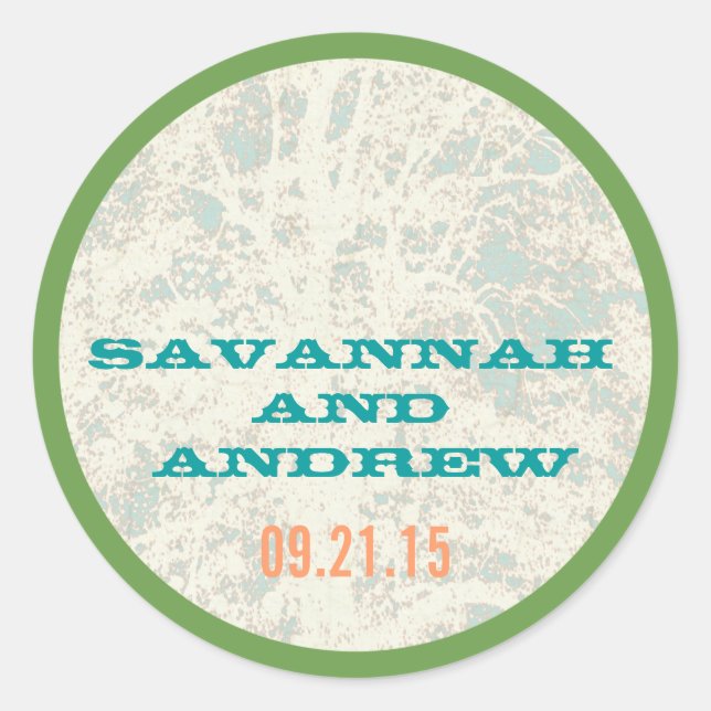 Birch Tree Playbill Fonts Sticker (Front)