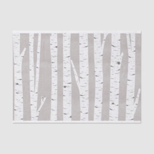 Birch Tree Rustic Woodland Tissue Paper