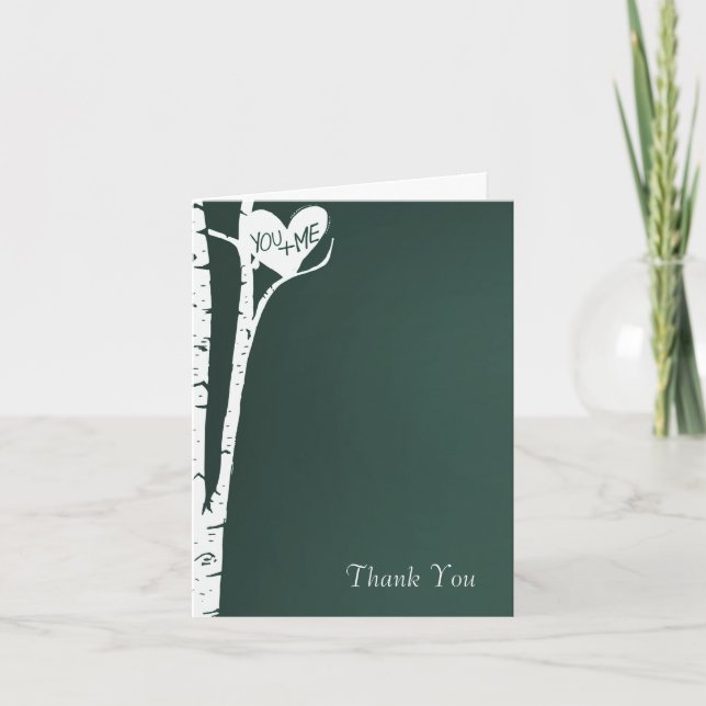 Birch Tree Thank You Card (Front)