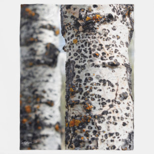 Birch Tree Throw Blanket