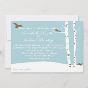 Birch Tree Wedding Invitations