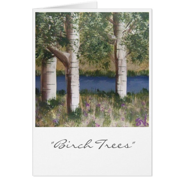 "Birch Trees" (Front)