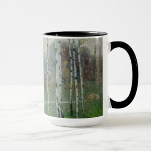 Birch Trees, 1904 (oil on canvas) Mug