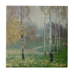 Birch Trees, 1904 (oil on canvas) Tile
