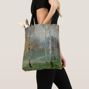 Birch Trees, 1904 (oil on canvas) Tote Bag