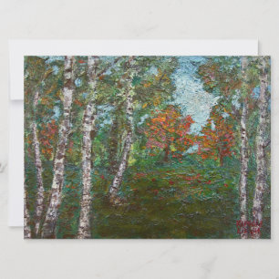 Birch Trees (by Kimon Loghi) Card