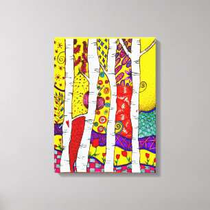 Birch Trees Canvas Print