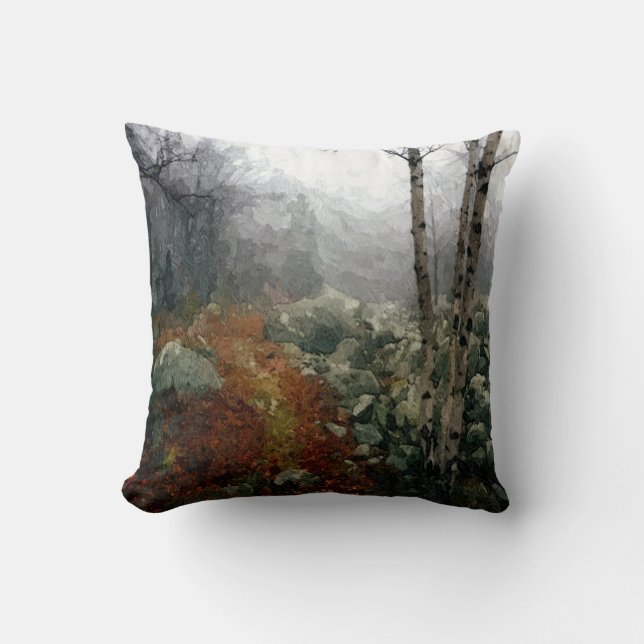 Birch Trees Cushion (Front)