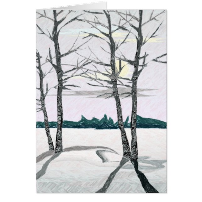 Birch Trees in the Morning (Front)