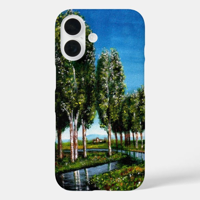 BIRCH TREES IN TUSCANY Case-Mate iPhone CASE (Back)