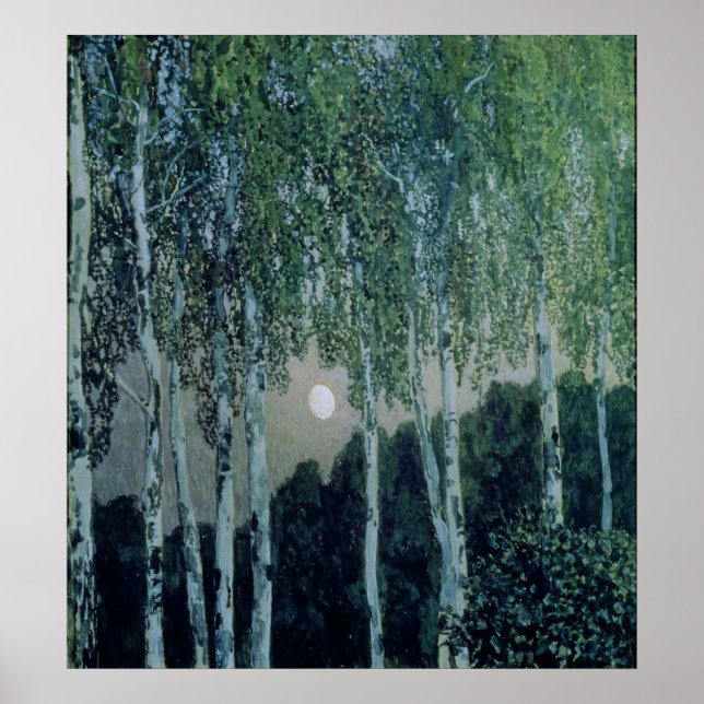 Birch Trees Poster (Front)