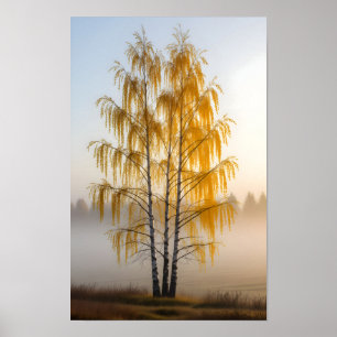 Birch Trees Poster