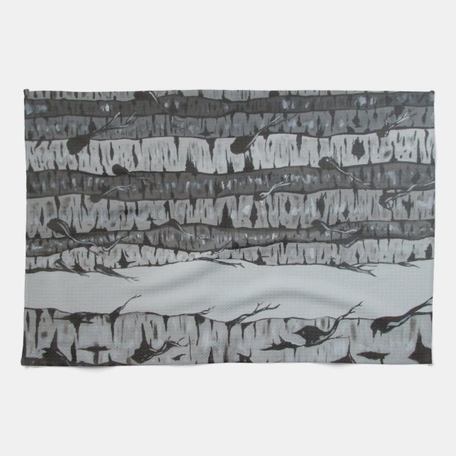 Birch Trees Tea Towel (Horizontal)