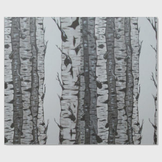 Birch Trees Wrapping Paper