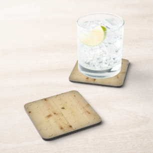 Birch Wood Cork Coaster