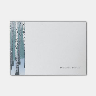 Birches In The Winter Forest Post-it Notes