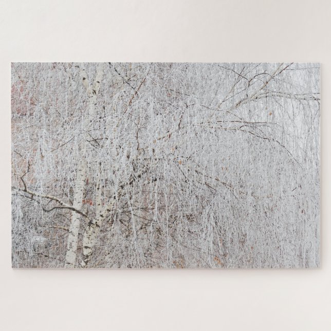 Birches in Winter Jigsaw Puzzle (Horizontal)