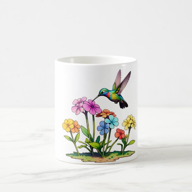 Bird (3) design- from Maaya _Prints Coffee Mug (Center)