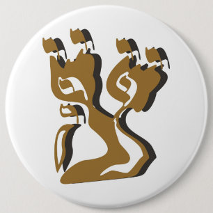 Bird 6 Cm Round Badge