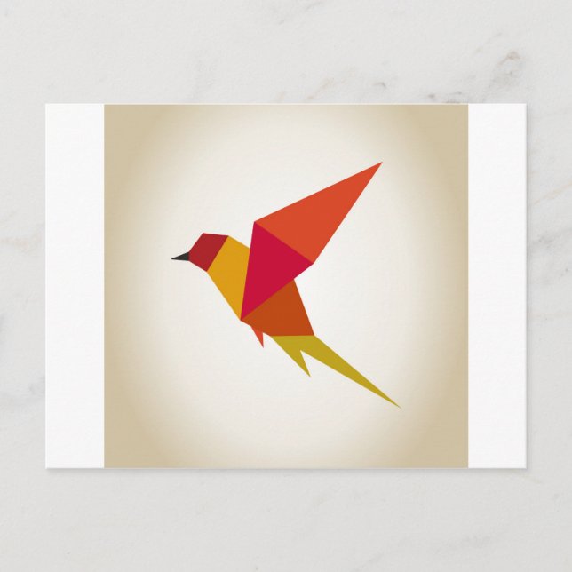 Bird abstraction postcard (Front)