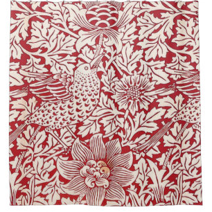 Bird And Anemone By William Morris Shower Curtain