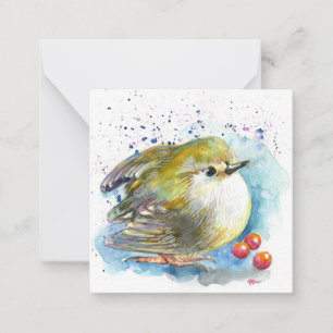 Bird and Berries Card
